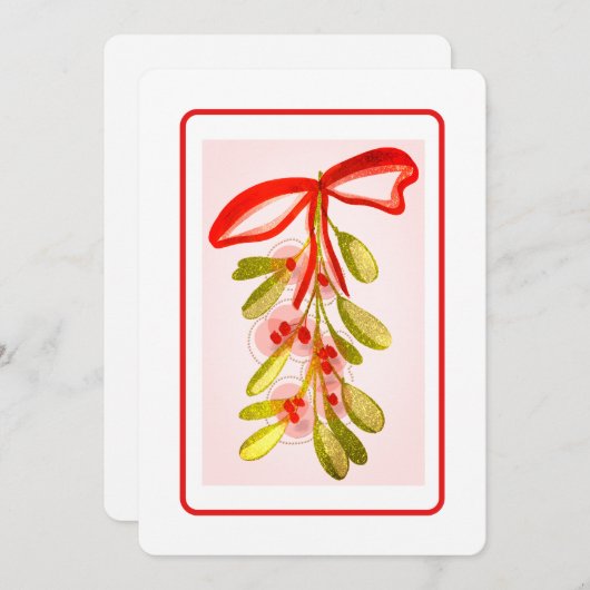 美しいキリストのひげ　デジタルペイント風 シーズンカード (正面/裏面)