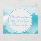 美しいキリスト教の聖句を今でも知っている ポストカード (正面)