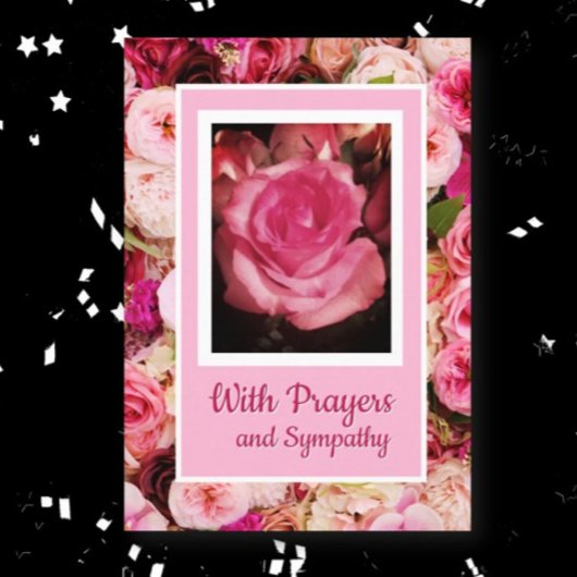 美しいキリスト教同情カード カード