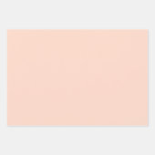 美しいキリンのピンクとブラウン ラッピングペーパーシート (正面2)