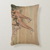 美しいキリン家族 アクセントクッション (正面(垂直))