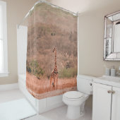 美しいキリン シャワーカーテン (インサイチュ)