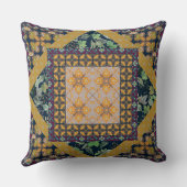 美しいキルトスクウェア クッション (裏面)