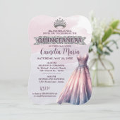 美しいキンセアニェラブデイウォーターカラー招待状 招待状 (スタンド正面)