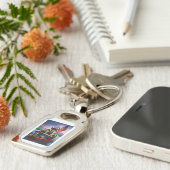 美しいキーリング キーホルダー (側面)