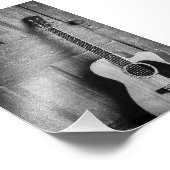 美しいギター フォトプリント            (角)