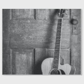 美しいギター ラッピングペーパー (フラット)