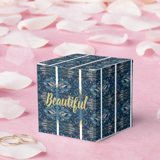 美しいギフトボックス - カスタマイズできます フェイバーボックス (ウェディング)