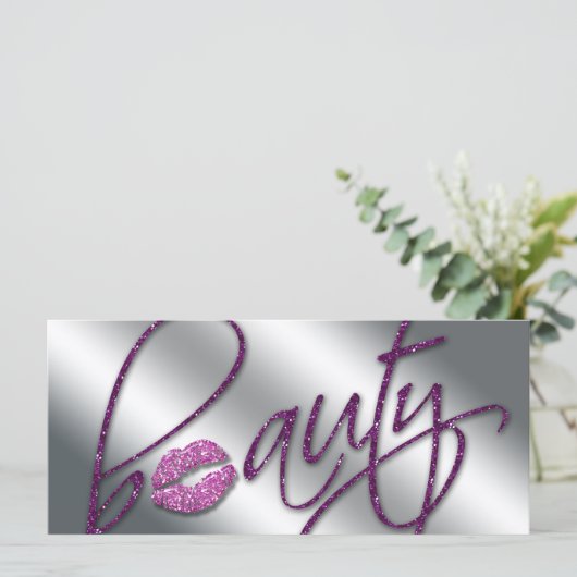 美しいギフト券メイクアップアーティストグリッター (スタンド正面)