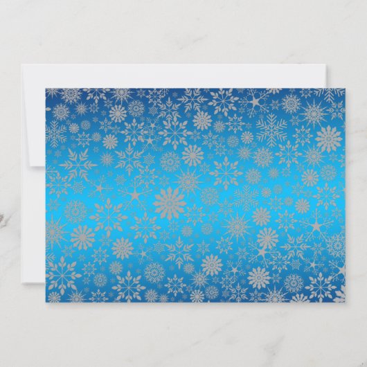 美しいギフト包まれたプレゼントクリスマスパーティー 招待状 (裏面)