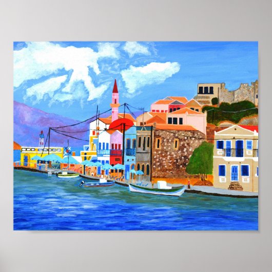 美しいギリシャのポスター ポスター (正面)