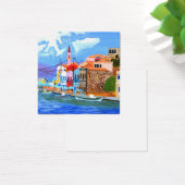 美しいギリシャの名刺 (デスク)