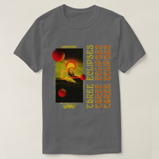 美しいギリシャの彫像はエクルーンスリーエクリップ Tシャツ (デザイン正面)