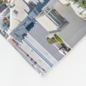 美しいギリシャの風景 フリースブランケット (角)