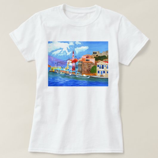 美しいギリシャTシャツプラスサイズ Tシャツ (デザイン正面)