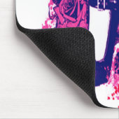 美しいクイーンのハート入れ墨足 マウスパッド (コーナー)