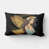 美しいクイーンフェアリーの腰枕 ランバークッション (裏面)