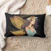 美しいクイーンフェアリーの腰枕 ランバークッション (ブランケット)