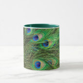 美しいクジャク マグカップ (中央)