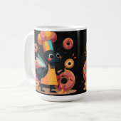 美しいクッキーを使用したマグカップ コーヒーマグカップ (正面左)