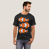 美しいクマノミ柄 Tシャツ (正面フル)