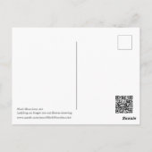 美しいクモグモテンの絵 ポストカード (裏面)