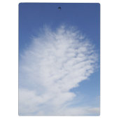 美しいクラウドノートブック クリップボード (裏面)