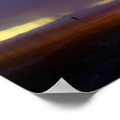 美しいクラウドハート ポスター (角)