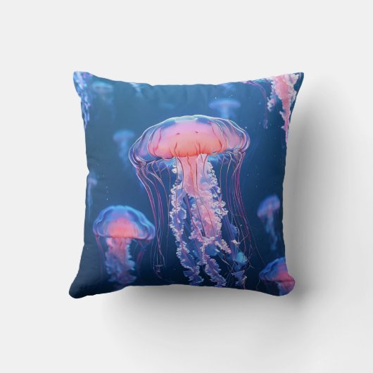 美しいクラゲ クッション (裏面)