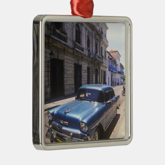 美しいクラシックのシボレーが復元された メタルオーナメント (右)