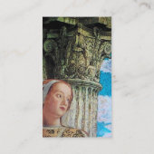 美しいクラシックアンティークCOLUMN考古学者パープル 名刺 (裏面)