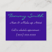 美しいクラシック名刺 名刺 (裏面)