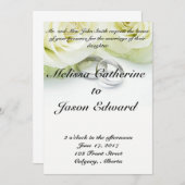 美しいクラシック結婚式招待状 招待状 (正面/裏面)