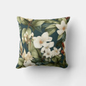 美しいクラシック花柄 クッション (裏面)