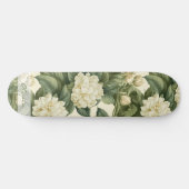 美しいクラシック花柄 スケートボード (横)