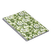 美しいクラシック花柄 ノートブック (右側)