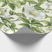 美しいクラシック花柄 ラッピングペーパー (角)