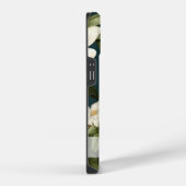 美しいクラシック フラワー柄 iPhoneケース (右側面)