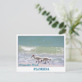 美しいクリアウォータービーチフロリダポストカード ポストカード (スタンド正面)
