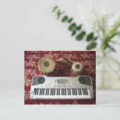 美しいクリエイティブコーナー:ミュージカルタペストリー ポストカード (スタンド正面)