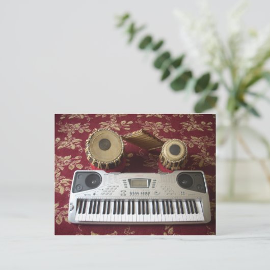 美しいクリエイティブコーナー:ミュージカルタペストリー ポストカード (スタンド正面)