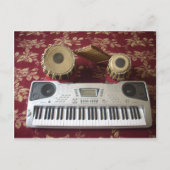 美しいクリエイティブコーナー:ミュージカルタペストリー ポストカード (正面)