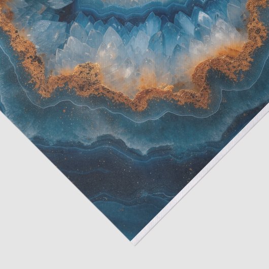 美しいクリスタルジードは青いクリームに食べて行く 薄葉紙 (詳細)