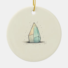 美しいクリスタルティントアート セラミックオーナメント