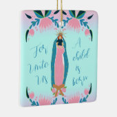 美しいクリスチャンのクリスマスベビーイエス セラミックオーナメント (右)