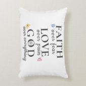 美しいクリスチャン感動的引用文 アクセントクッション (正面(垂直))