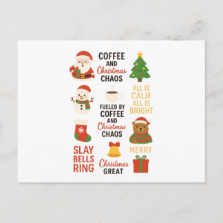 美しいクリスマスのホリデースペシャル シーズンポストカード