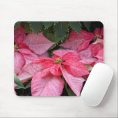 美しいクリスマスのポインセチアの写真 マウスパッド (マウス)