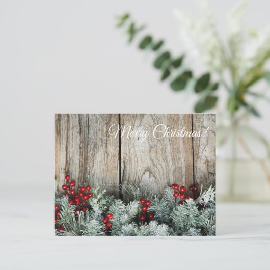 美しいクリスマスのポストカード! ポストカード (スタンド正面)