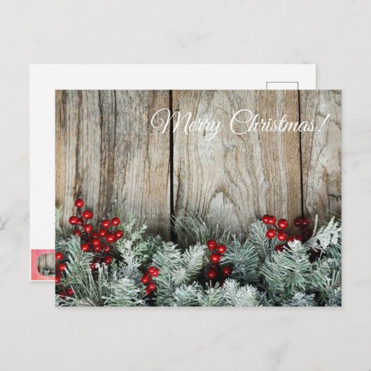 美しいクリスマスのポストカード！ ポストカード (正面/裏面)